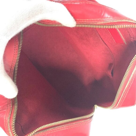 LOUIS VUITTON M52047 Epi Sablon Bag Tote Bag Hand Bag Epi Leather Castilian red - Picture 14 of 16